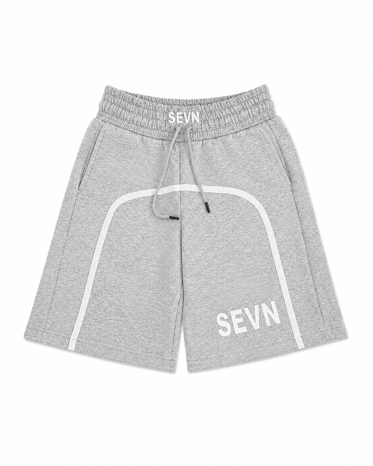 SEVN DOUBLE WAISTED SHORTS(grey)